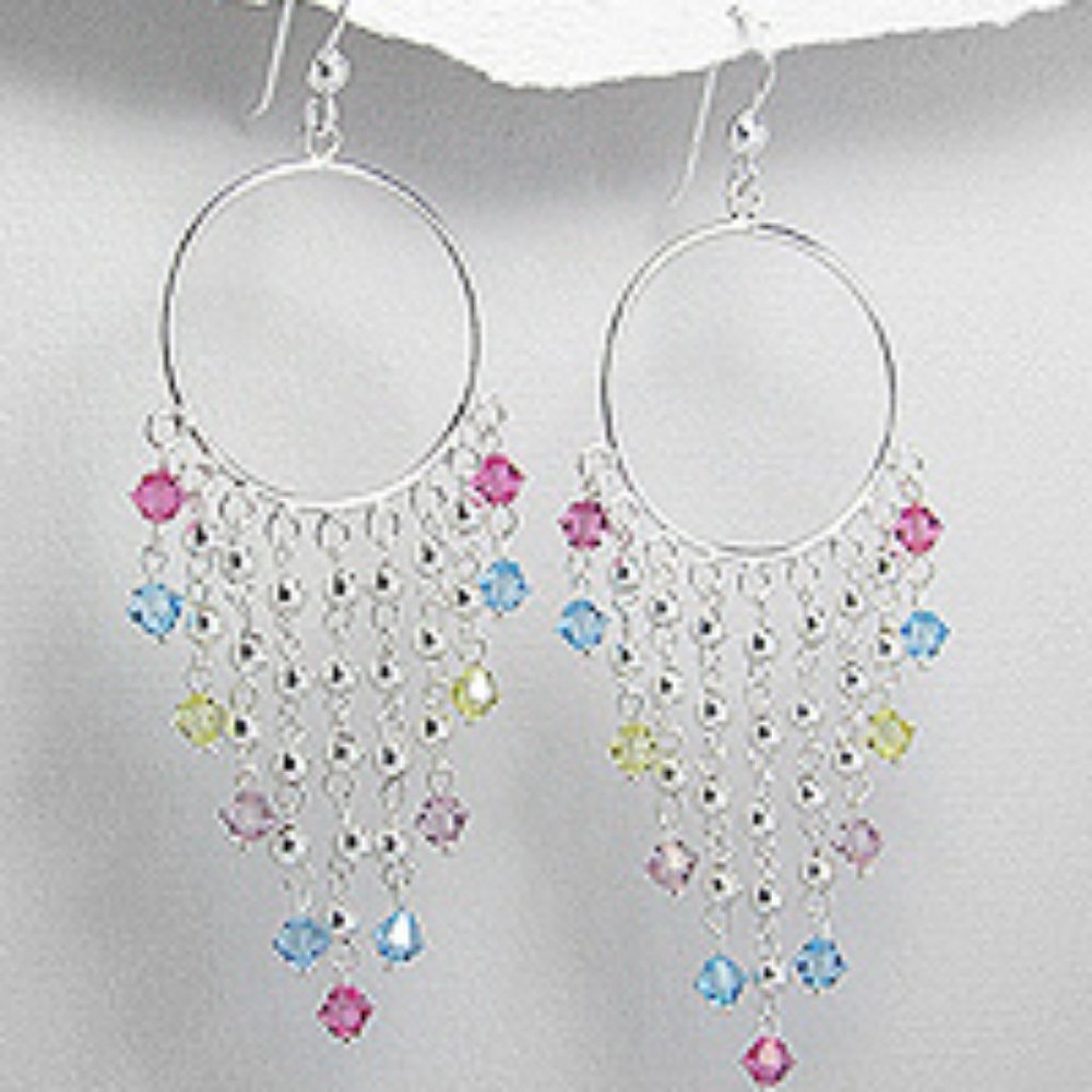 Chandelier Sterling Silver Earrings